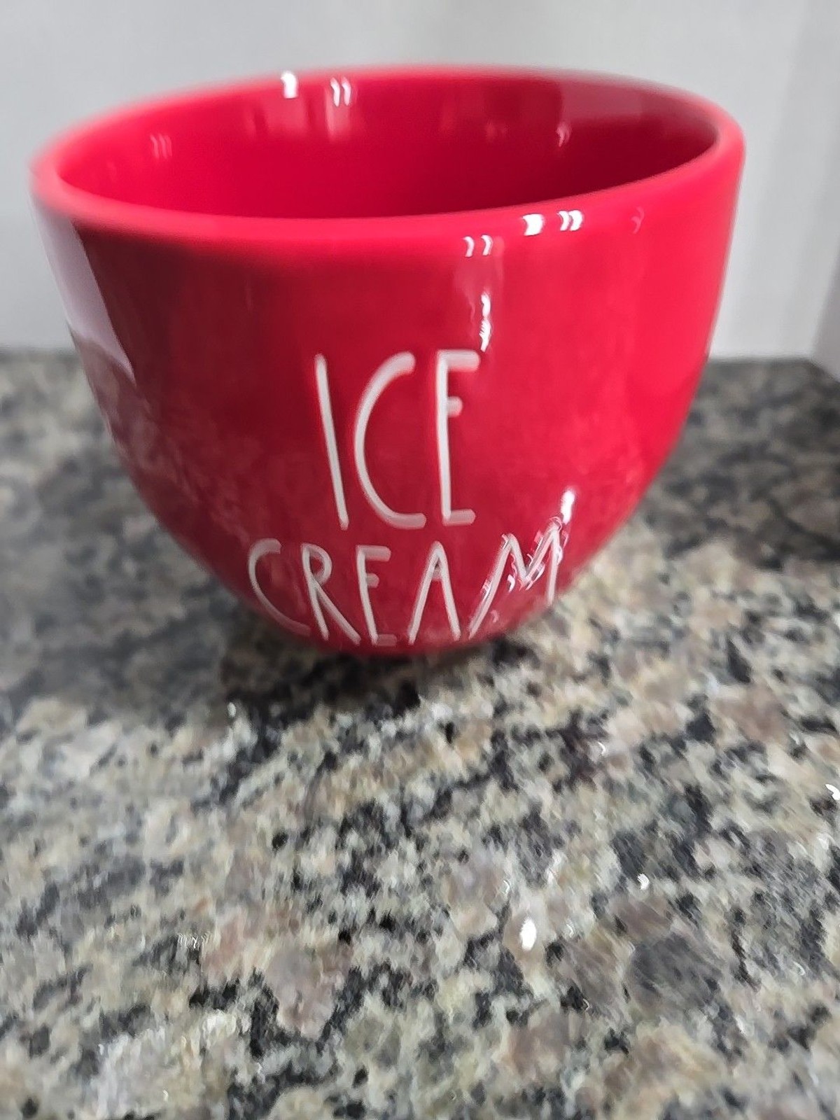 Rae Dunn Ice cream Red Bowl
