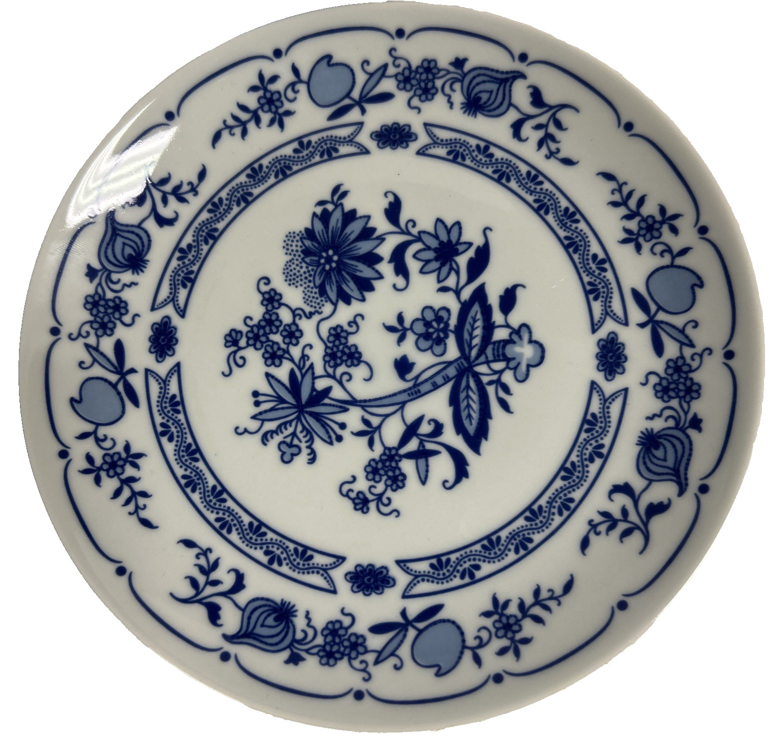 JLMENUA Echt Kobalt Blue Onion 7.5 inches Plate X 2 Plates