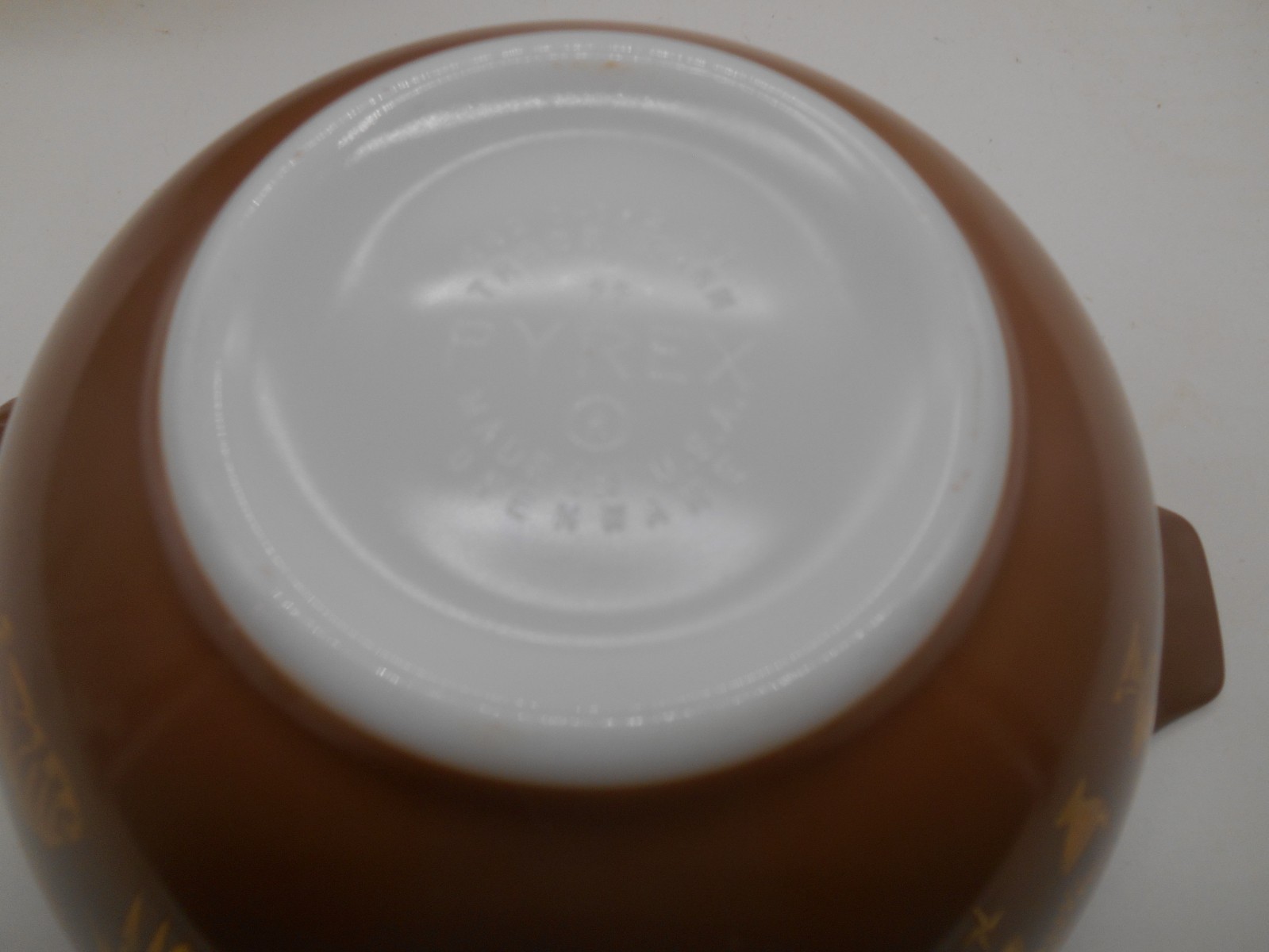 Vintage Set of 4 Pyrex Early American Cinderella Nesting Mixing Bowls 441-444