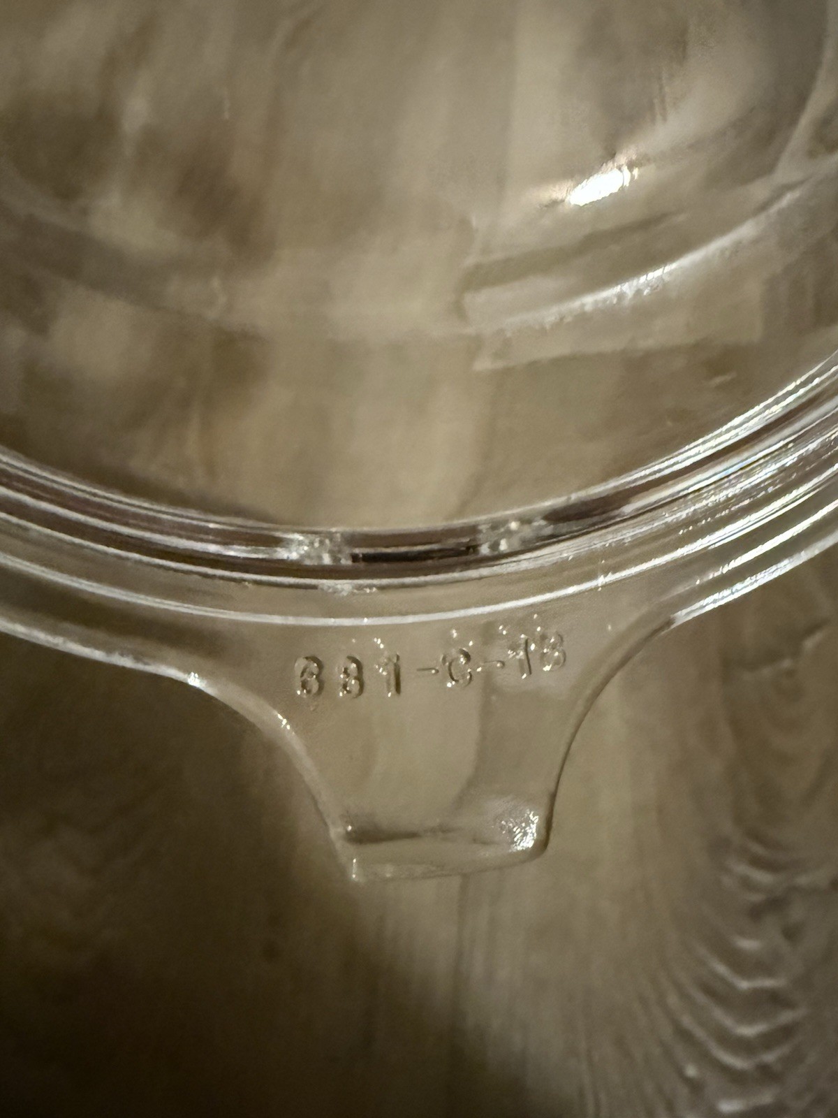 PYREX Lid 681-C-6 Replacement Lid Clear