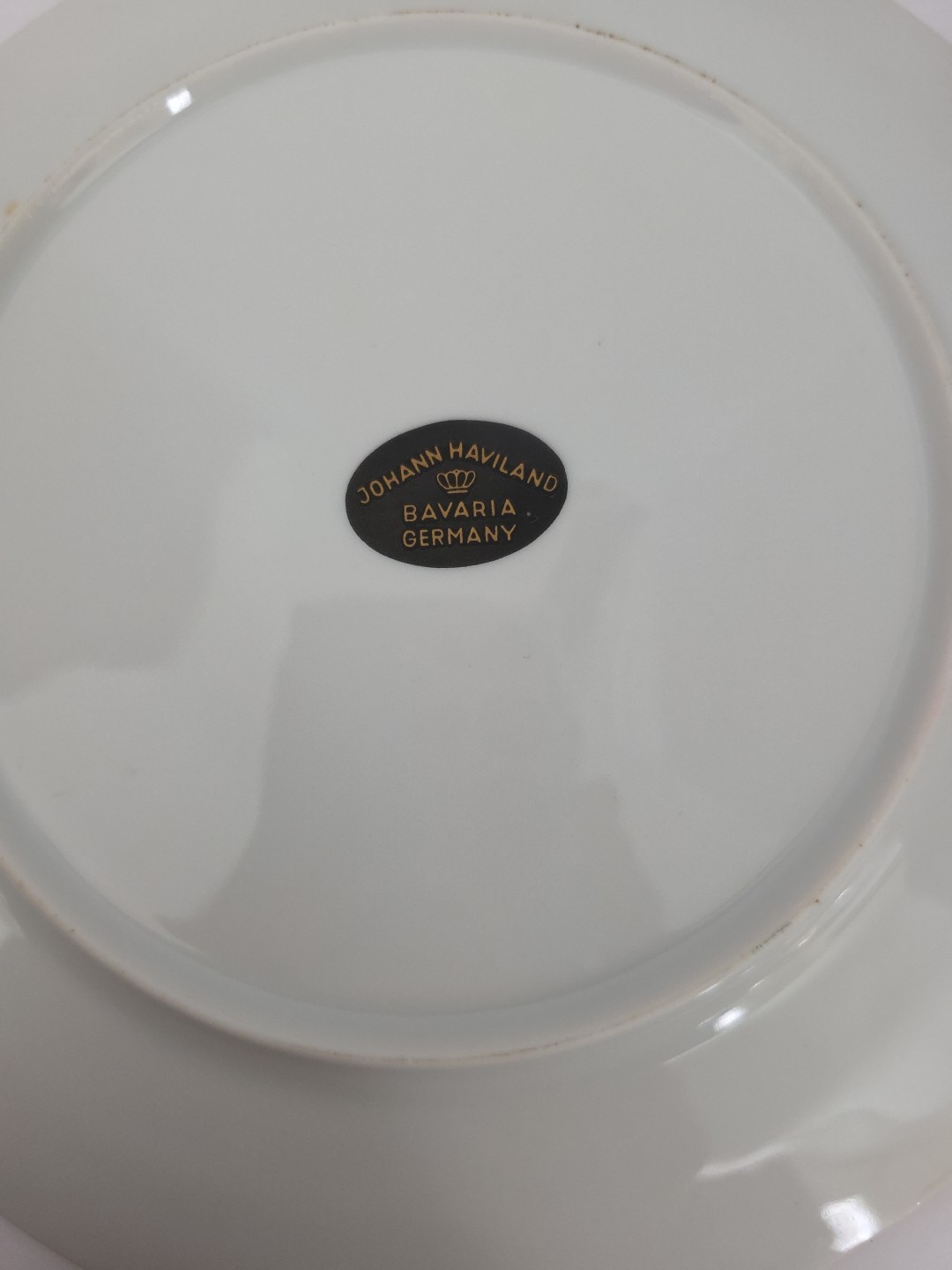 Johann Haviland Twilight Rose 7.5” Bread & Butter Plates Bavaria Germany