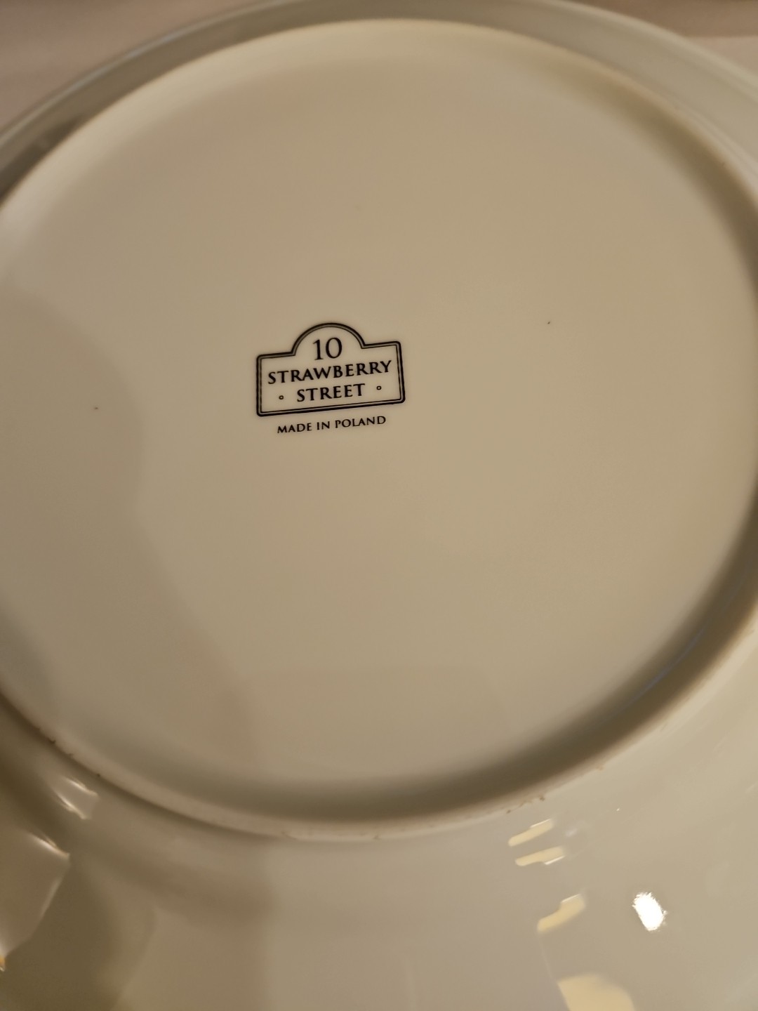 10 Strawberry Street Dinner Plate 10 3/8″ Set of 5