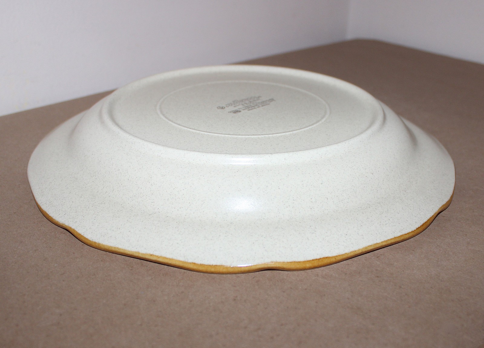 Mikasa Whole Wheat E800 Stoneware Serving Platter 12.5″ & Serving Veg Bowl 9.75″