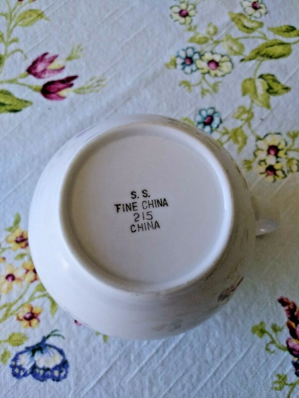 S.S.FINE CHINA #215 cream cup