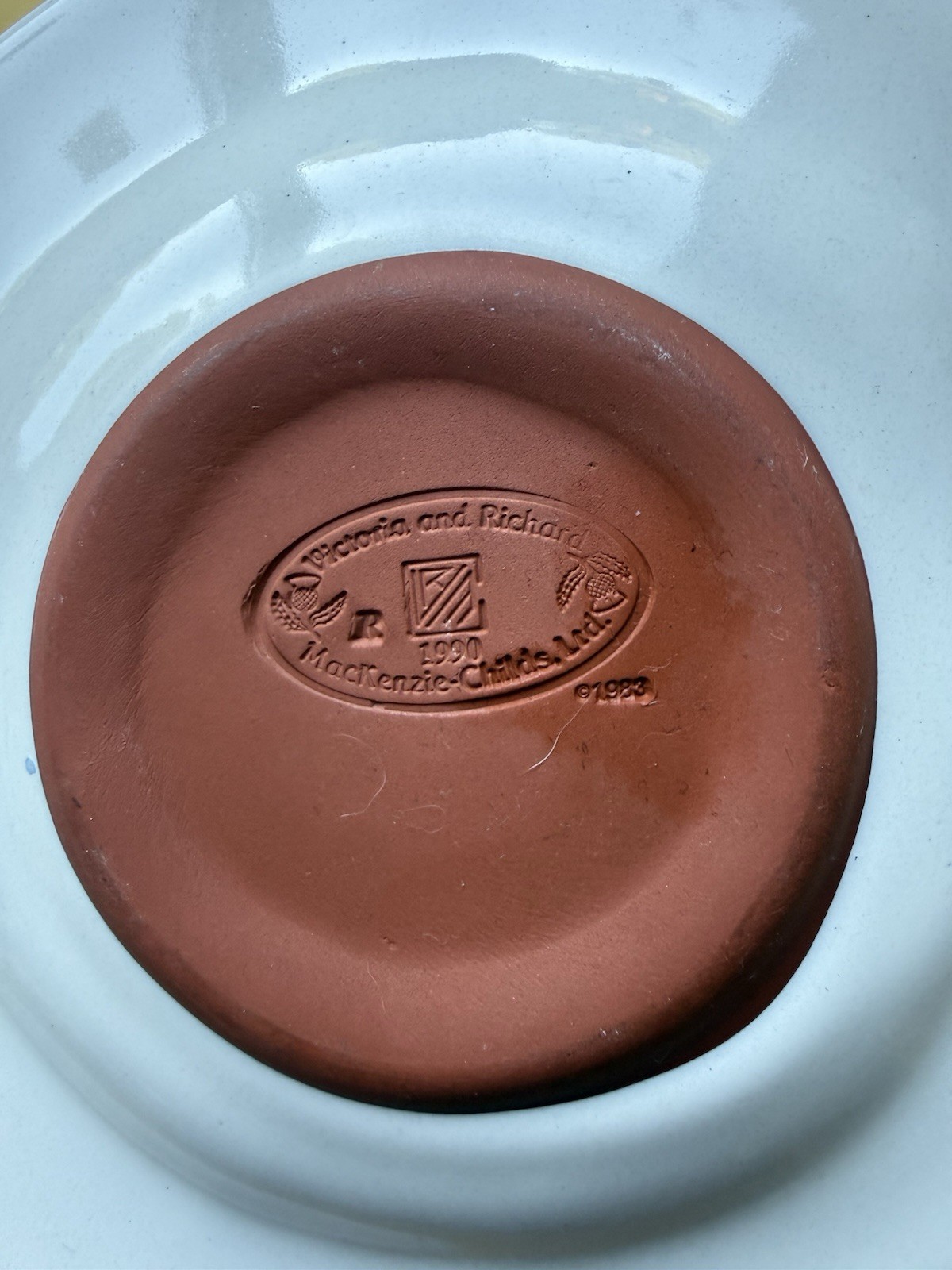 Mckenzie Child Handpainted Bread And Butter Plate Or Dessert Plate￼