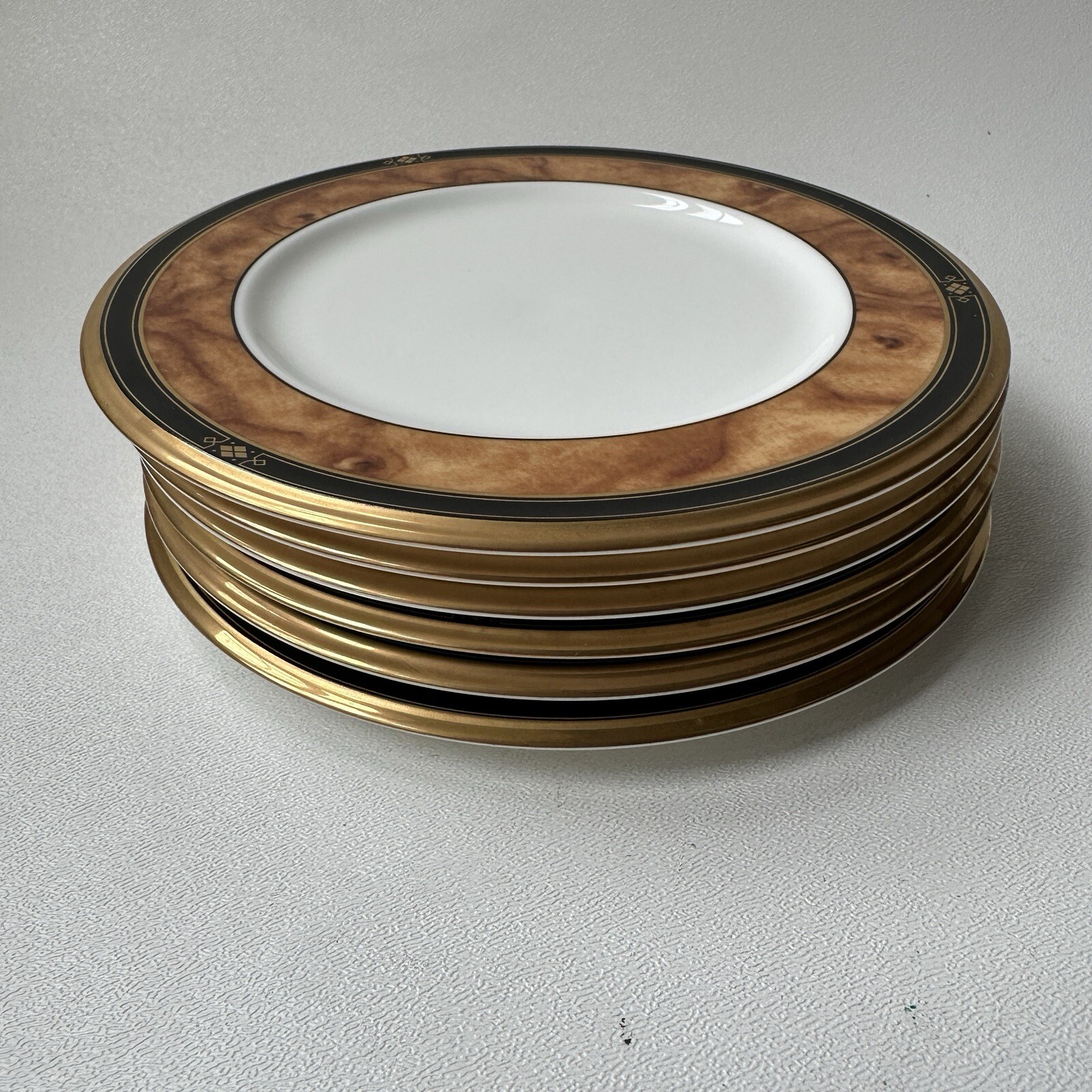 NORITAKE CABOT 9785 SET OF 6 BONE CHINA 6 5/8″ BREAD & BUTTER PLATES