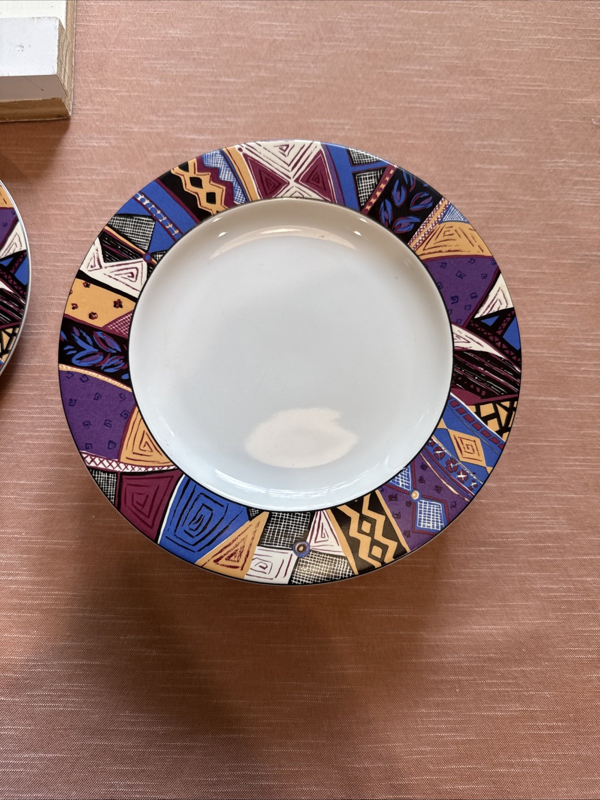 Sakura Masquerade Salad Plate Made In Indonesia 1992