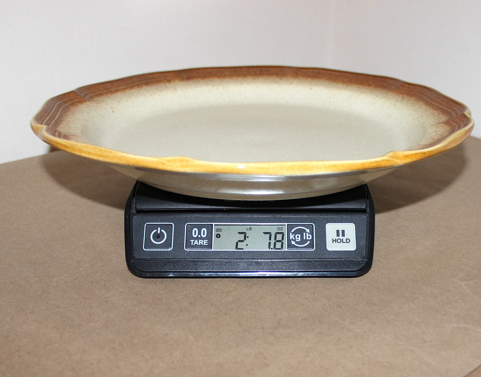 Mikasa Whole Wheat E800 Stoneware Serving Platter 12.5″ & Serving Veg Bowl 9.75″