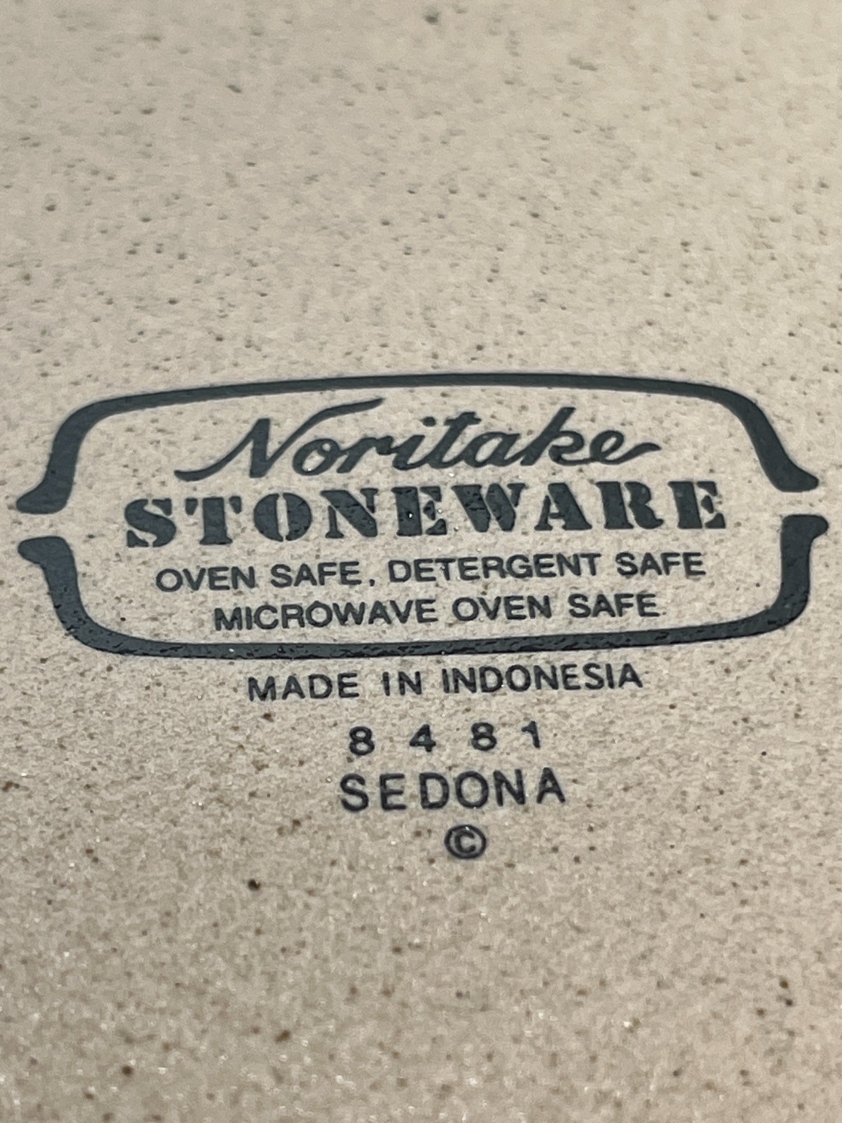 Noritake Stoneware Sedona #8481 lot of 2 Dinner Plates