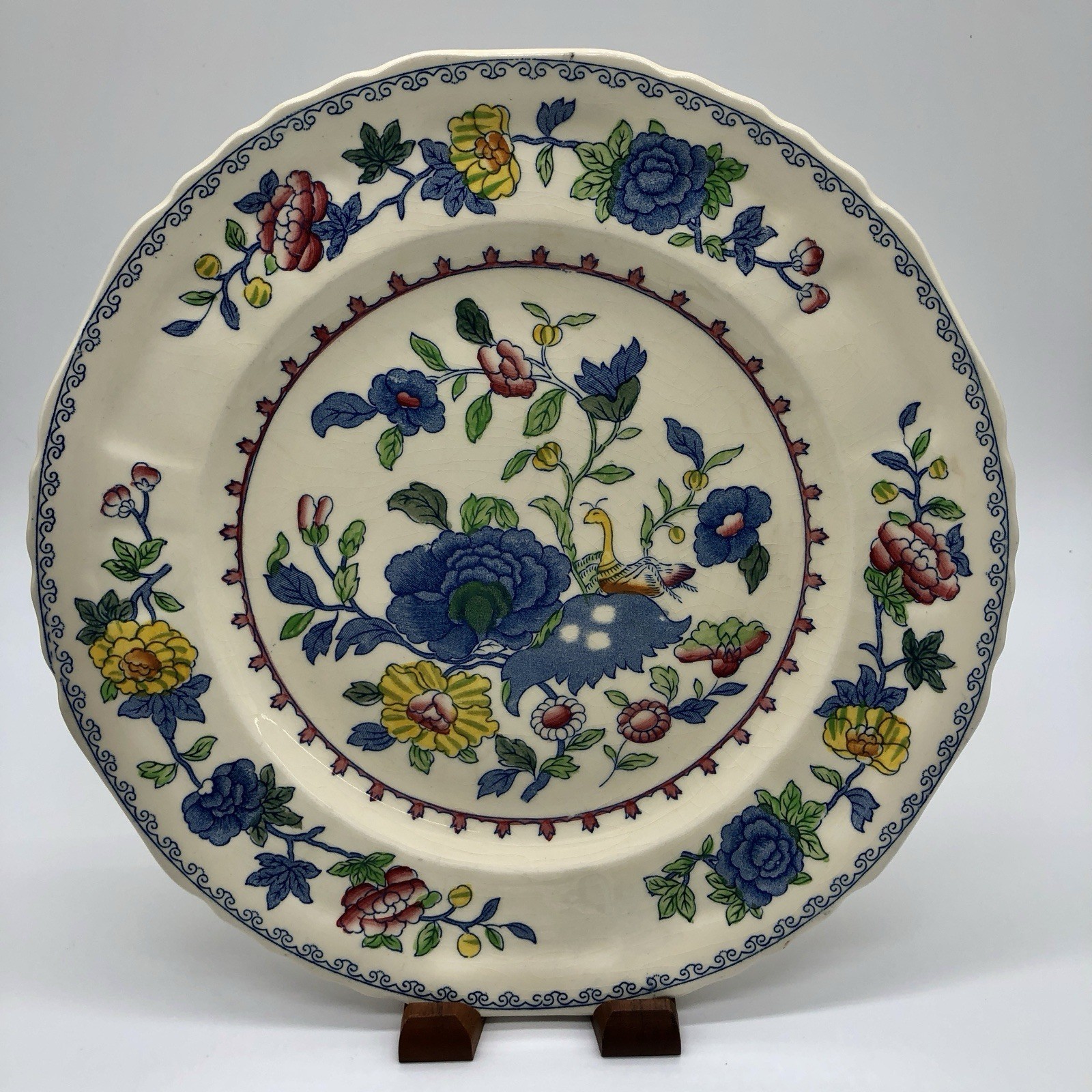MASON’S Regency Plantation Colonial (5) 10” Dinner Plates England