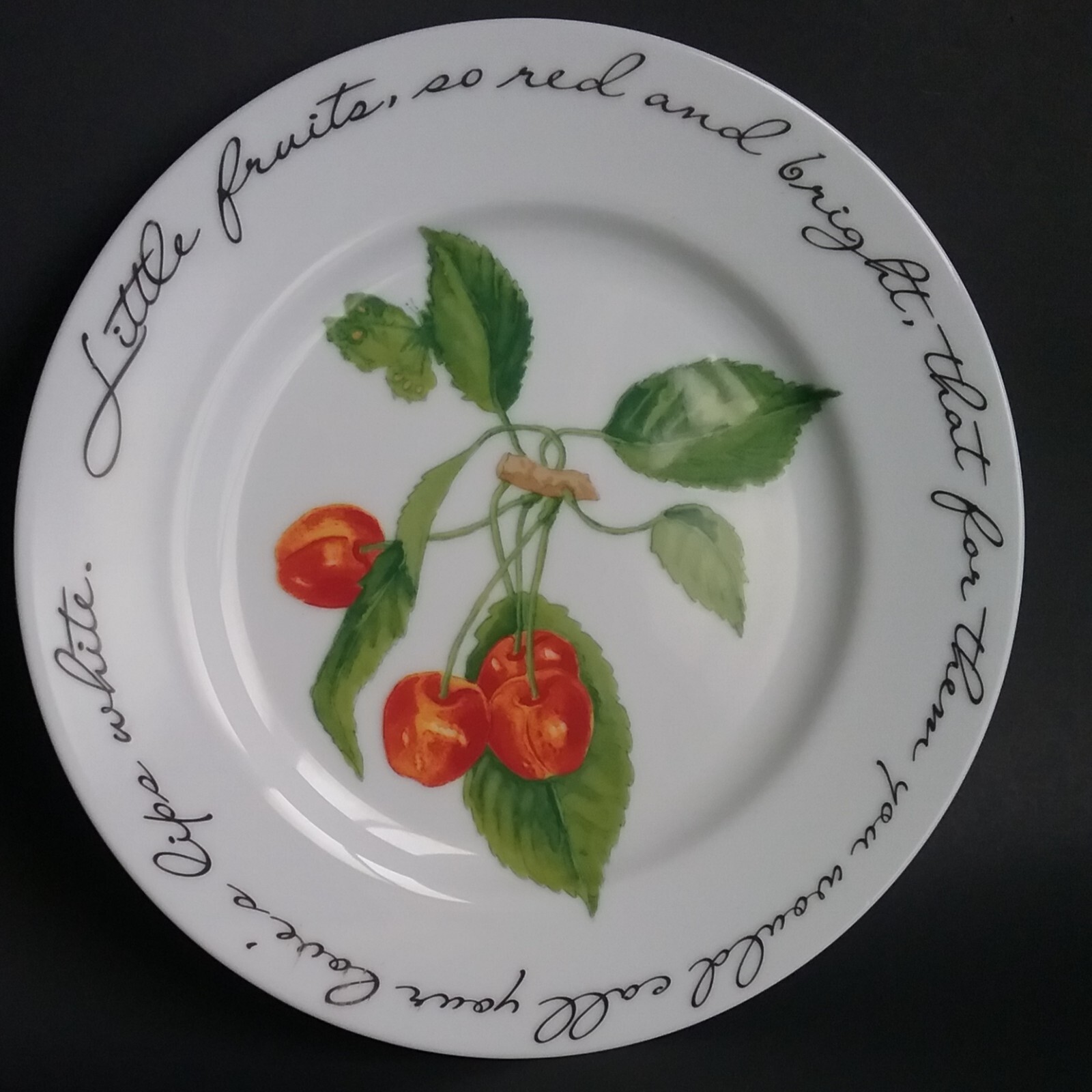 Williams-Sonoma Orchard Suite Salad Plates John Donne Quotes