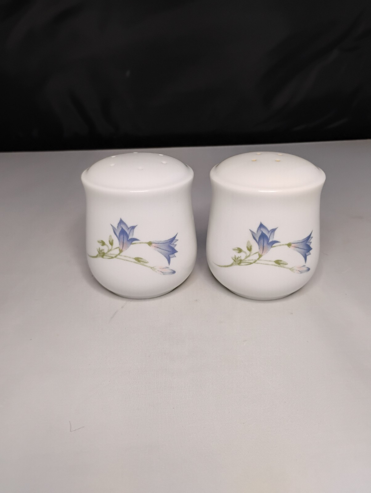 Corelle Blue Dusk Vintage Salt Pepper Shaker set Blue and White Kitchen Decor