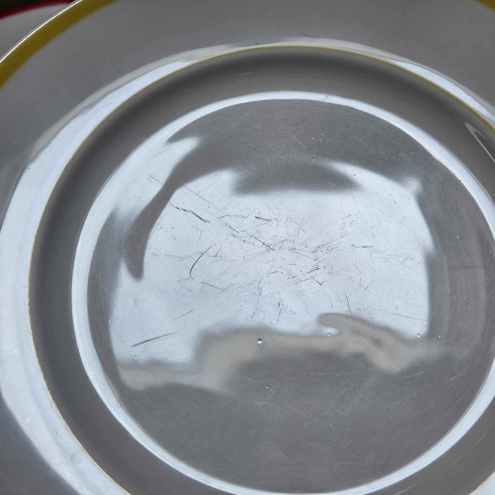 4 Williams Sonoma Brasserie Multicolor 11” Dinner Plates Red Blue Green Yellow