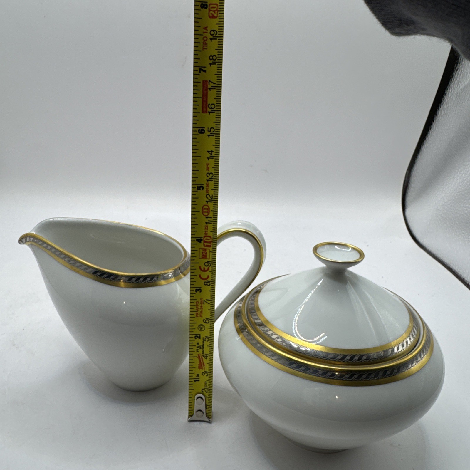 Vintage Heinrich H&C Selb Bavaria Germany Grazie Creamer and Covered Sugar
