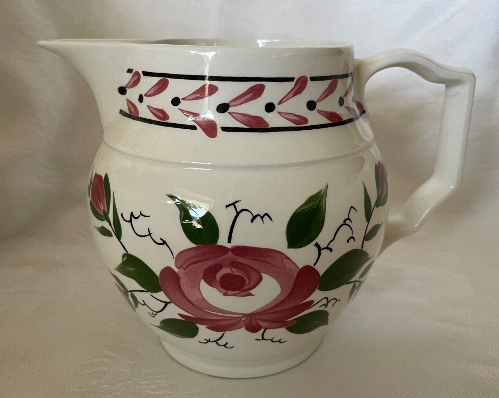 Retired! 1992 Portmeirion – WELSH DRESSER – 6″ JUG – 32 oz capacity