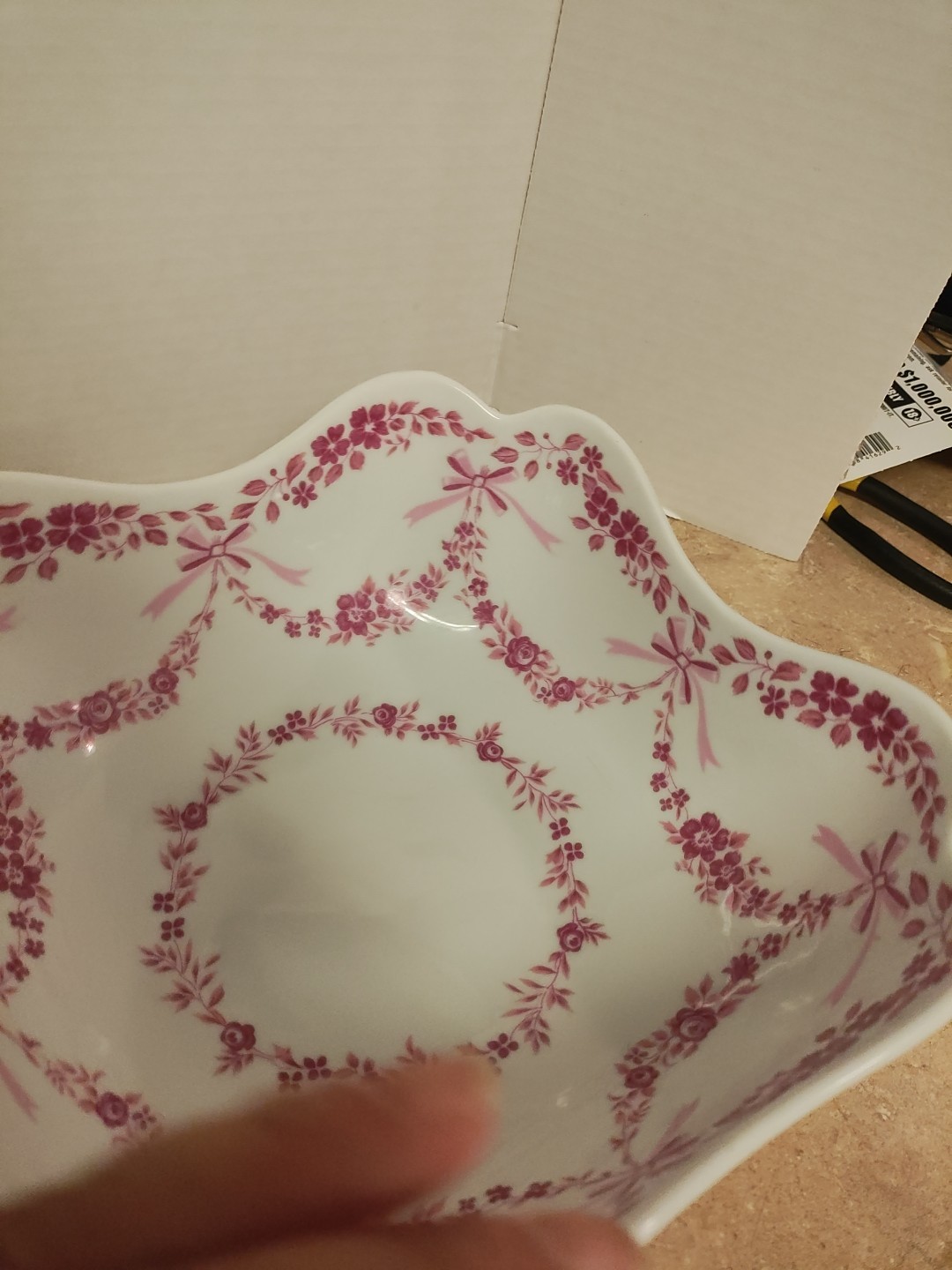 Hutschenreuther “Maria Theresa Burgundy Serving Bowl