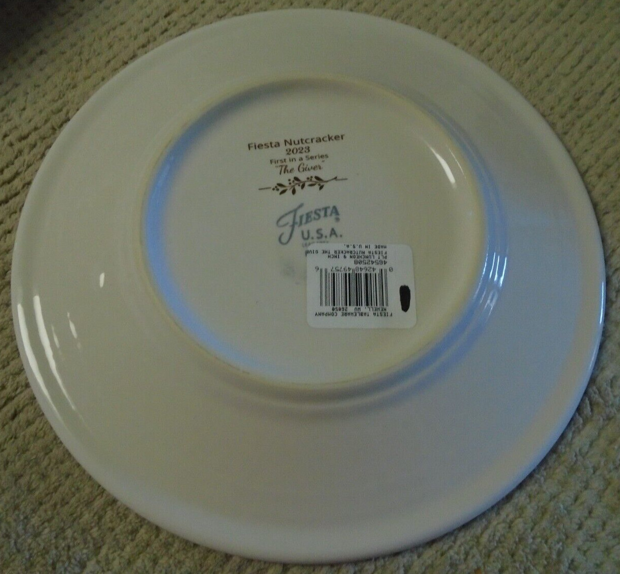 Fiesta Nutcracker 9-in. Luncheon Cookie Plate The Giver 2023 NWT FIRST IN SERIES