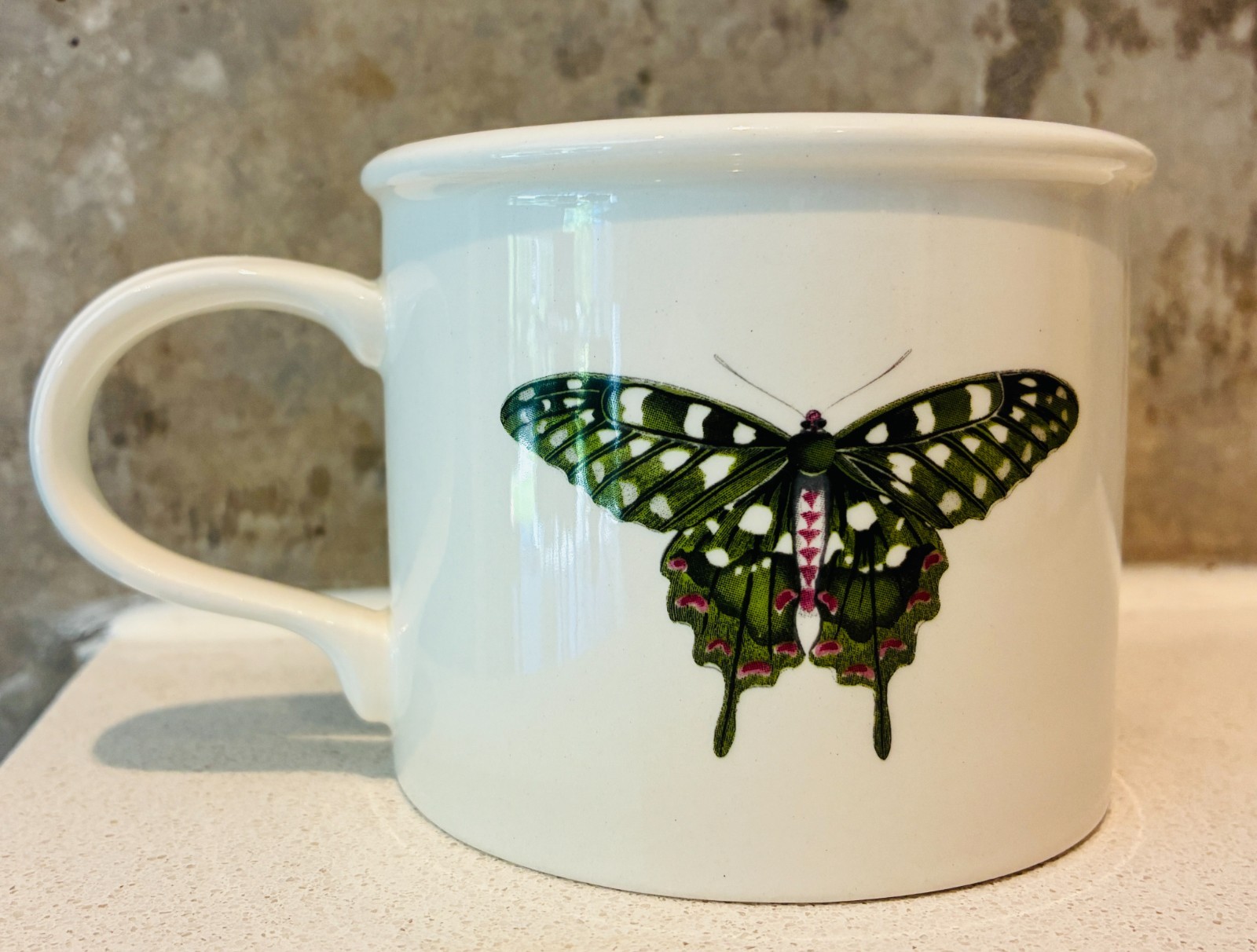 MOVING SALE! NEW PORTMEIRION BOTANIC GARDEN HARMONY BUTTERFLY BREAKFAST CUP