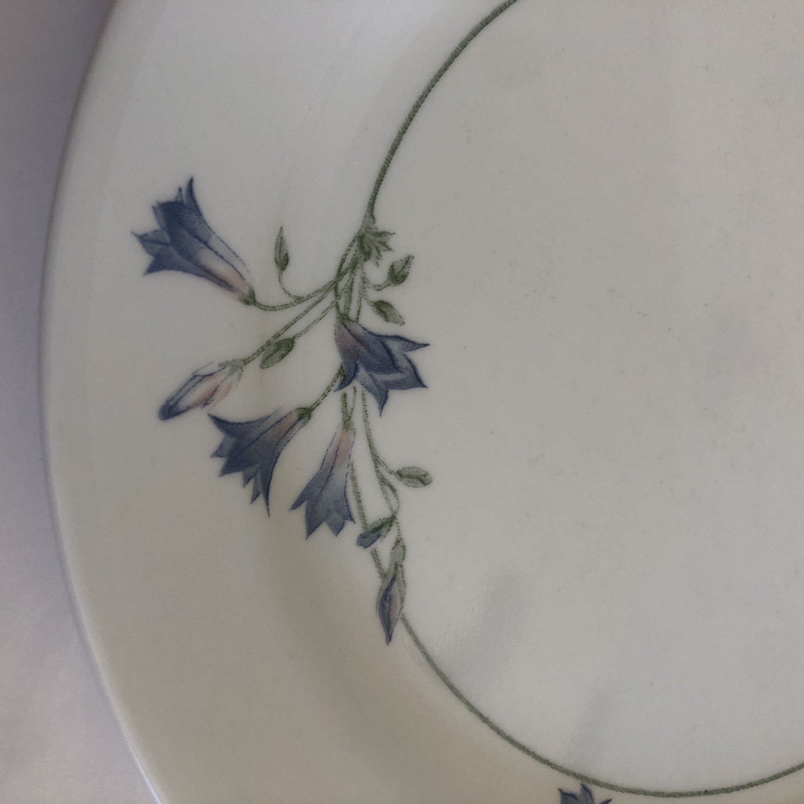 Vintage Corelle By Corning Blue Dusk Dinner Plates 10.25″ Vitrelle Set Of 8