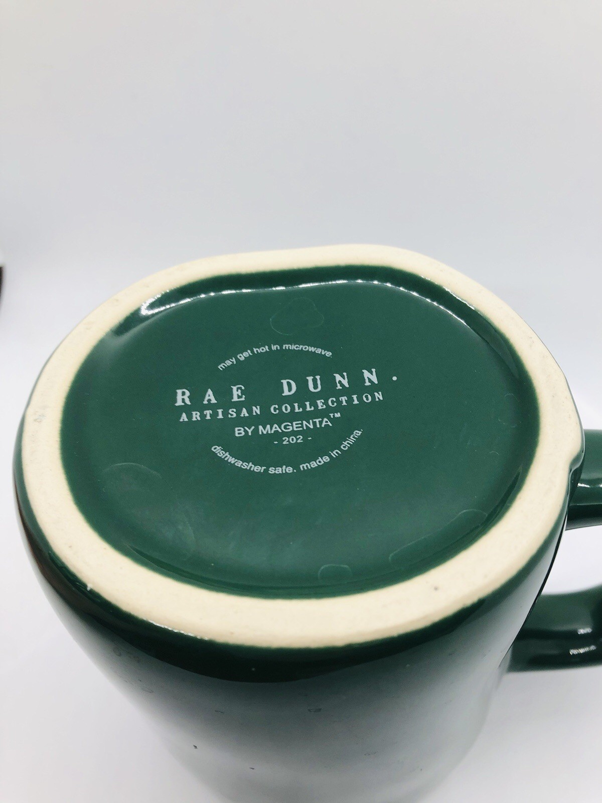 Rae Dunn Merry Elfin‘ Christmas dark green mug large