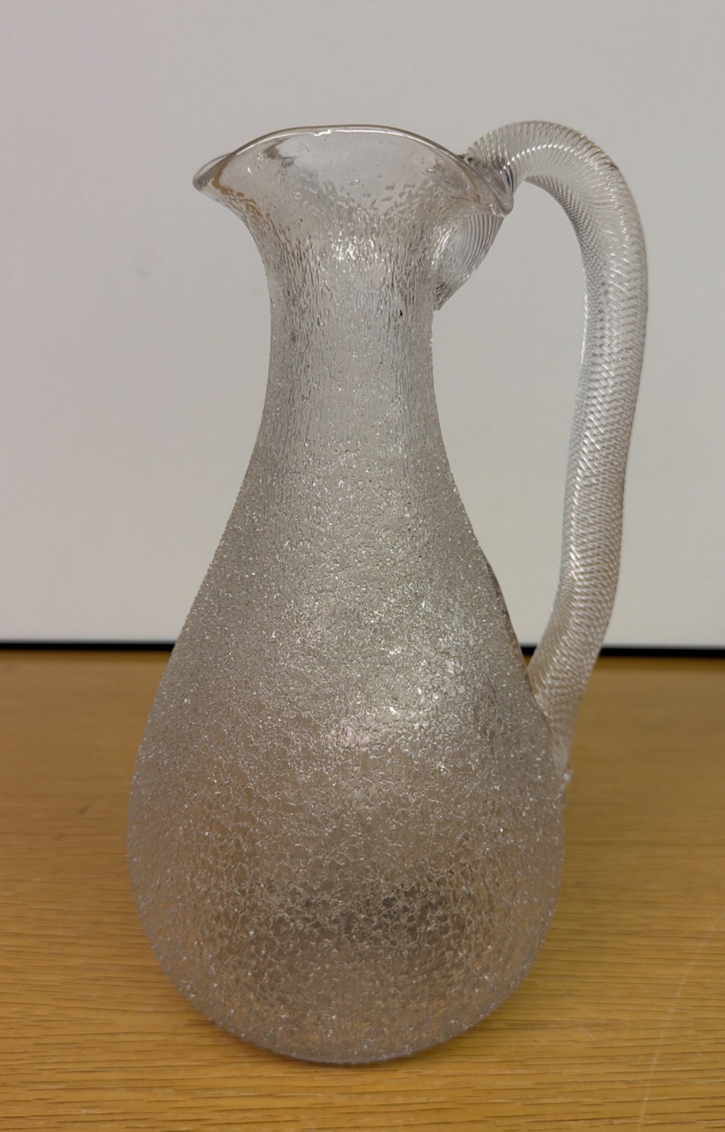 Antique Biedermeier Style Carafe glass cold duck champagne cooler pitcher