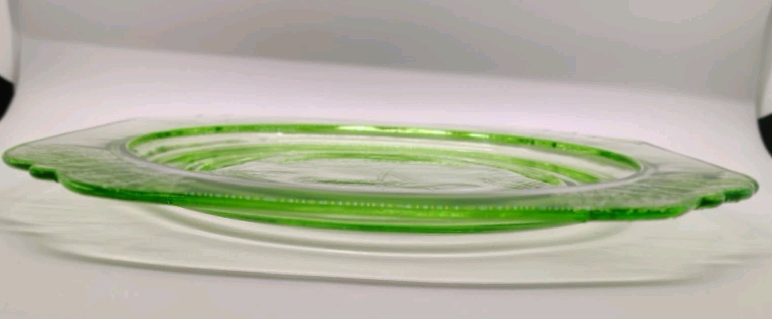 Depression Uranium Mixed Piece Glass Lot, 6 Pieces, UV Glow, VINTAGE