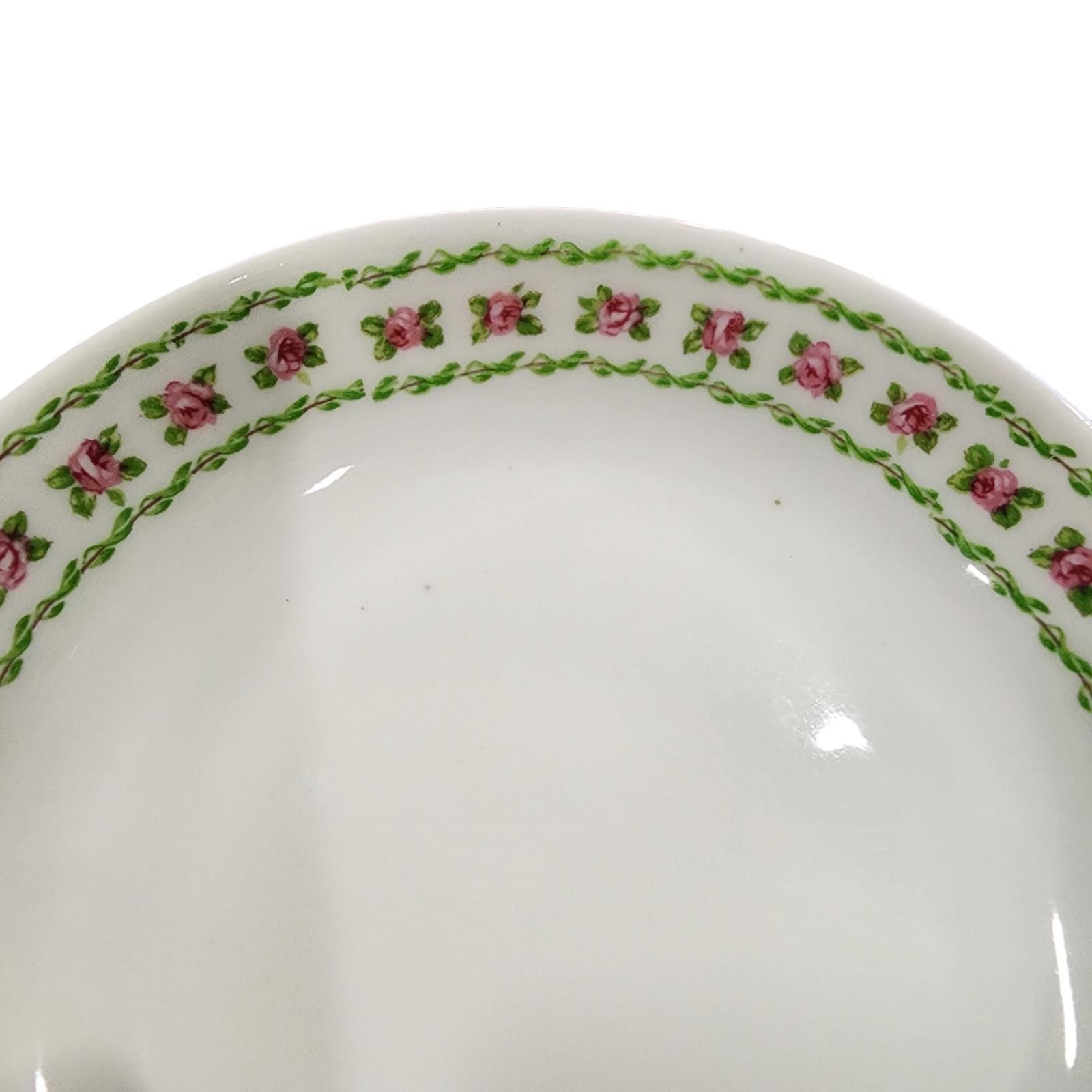Limoges France Dessert Berry Bowl CH Field Haviland GDA Pink Rose Garland Set 10