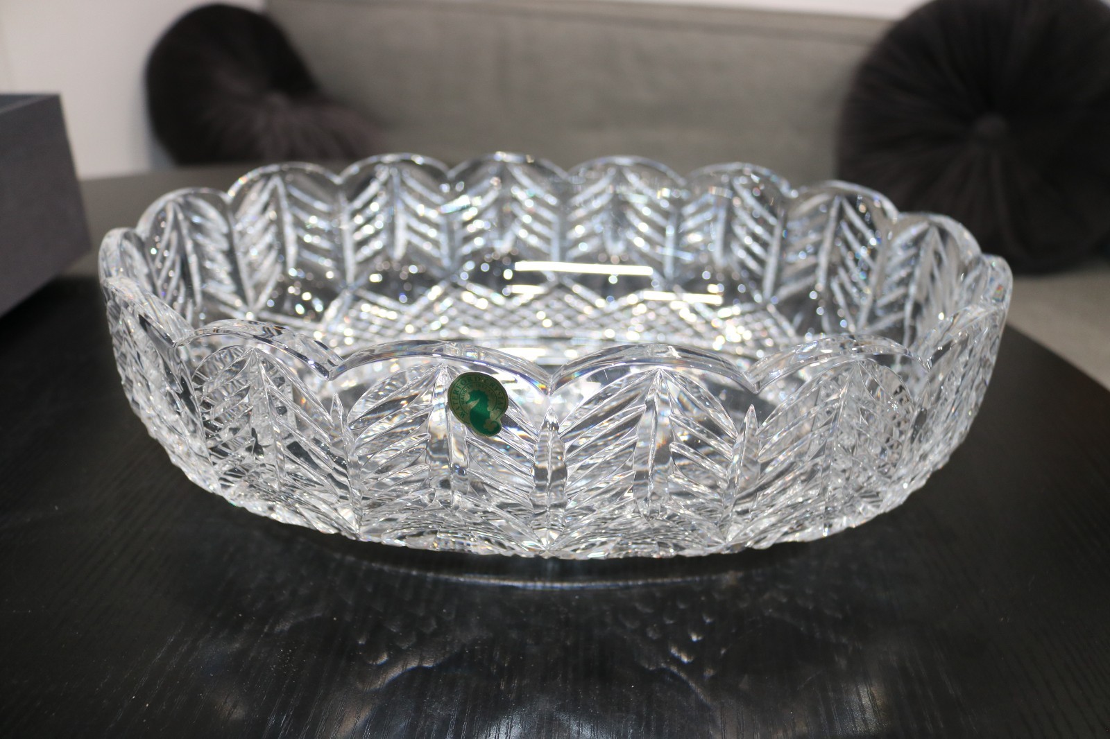 RARE Waterford Limited Edition Oval North Shore Bowl 47/50 Signed by Jim O’Leary