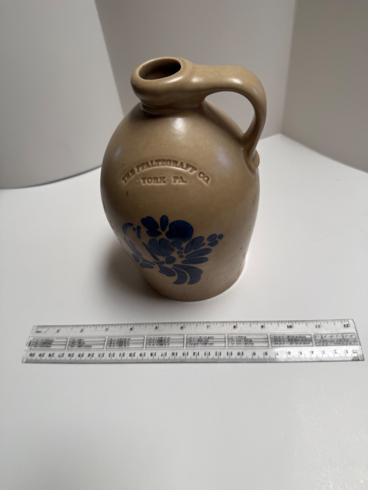 PFALTZGRAFF FOLK ART JUG STONEWARE
