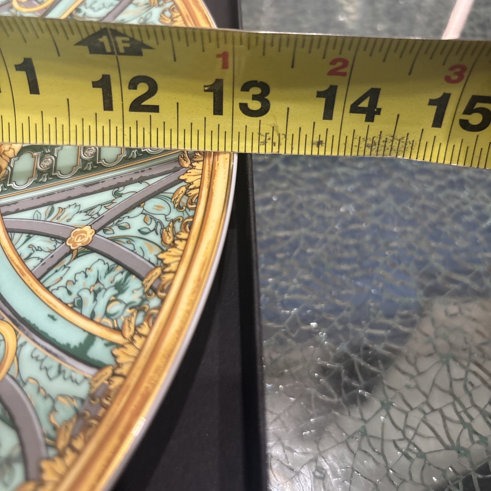 VERSACE SCALA PALAZZO CHARGER MEDUSA SERVICE PLATE ROSENTHAL 13″ NEW /box RARE