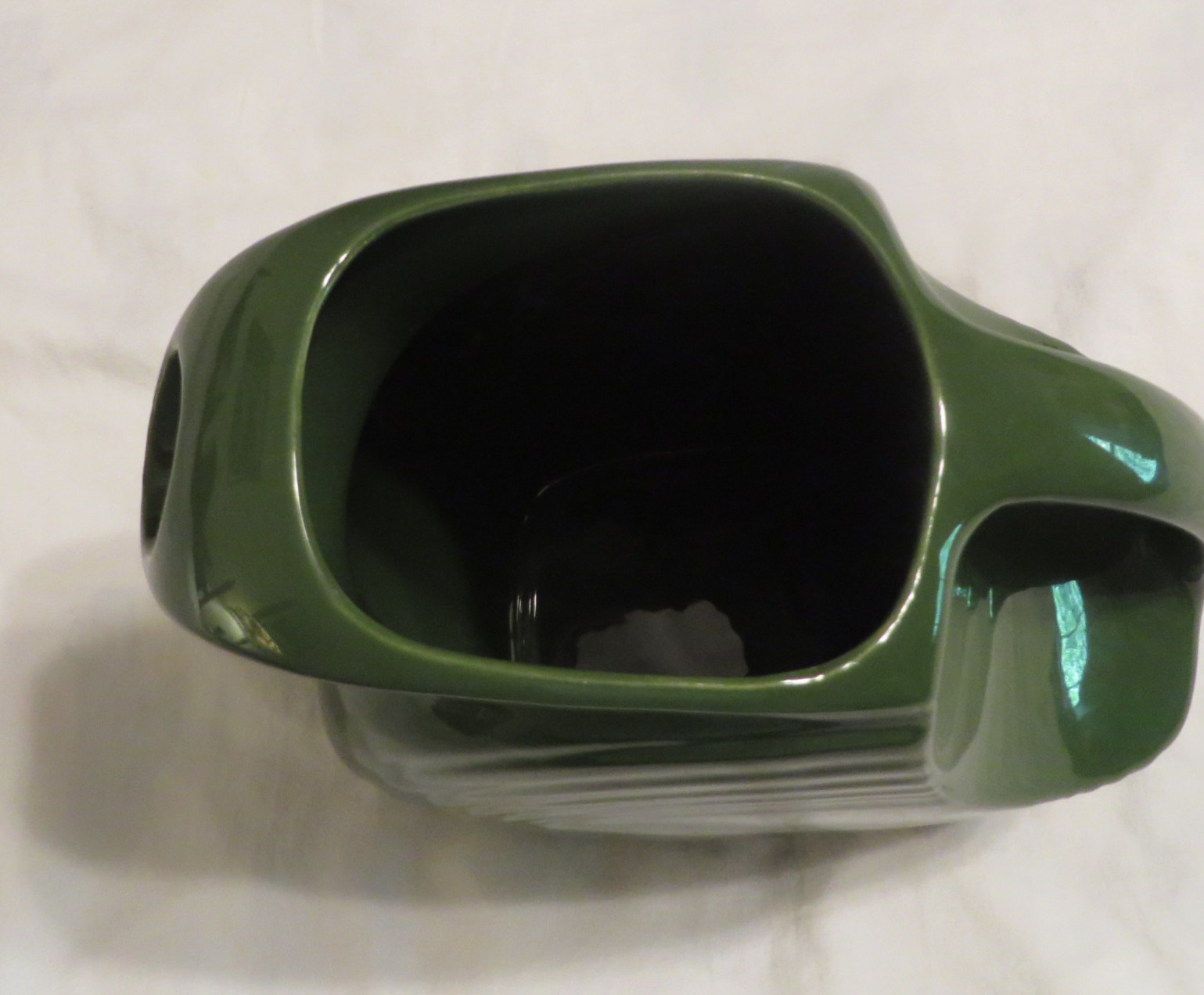 Vintage Fiesta 1950’s *FOREST/DARK GREEN* Disk Water Pitcher