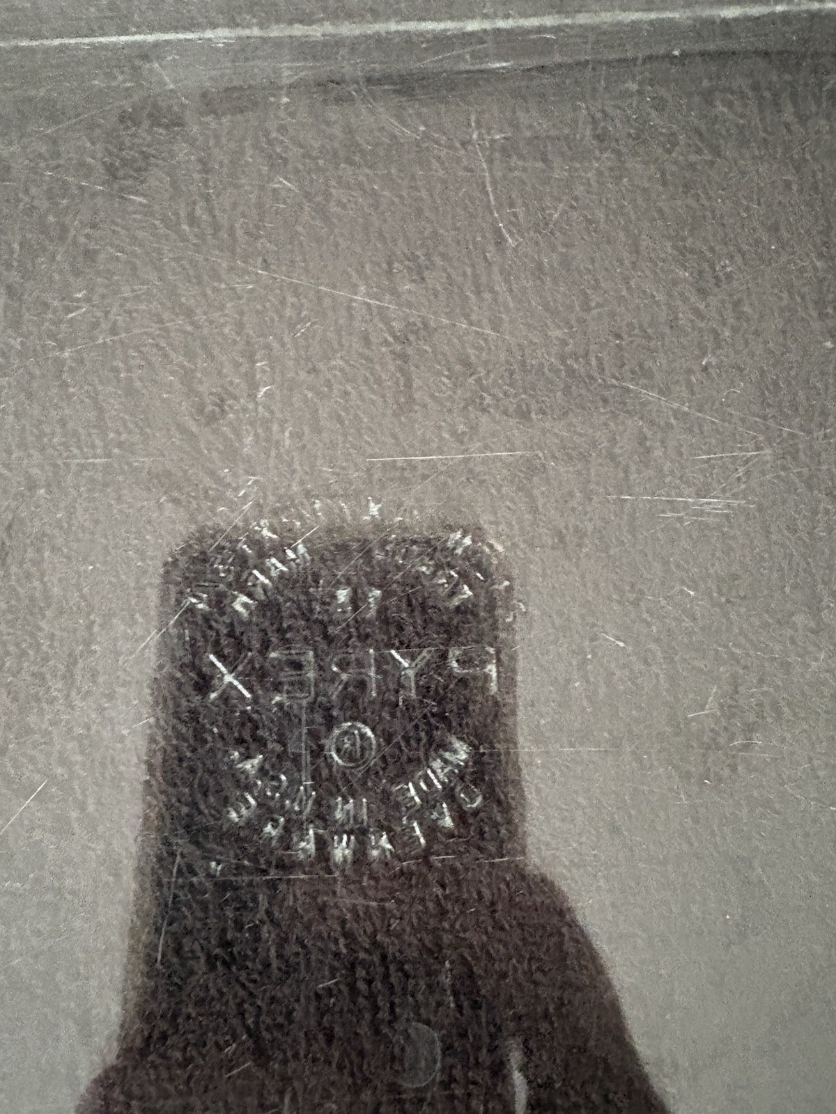 Pyrex 232 Clear Glass Rectangle Baking Dish 11-3/4 Inches Long (Excellent)
