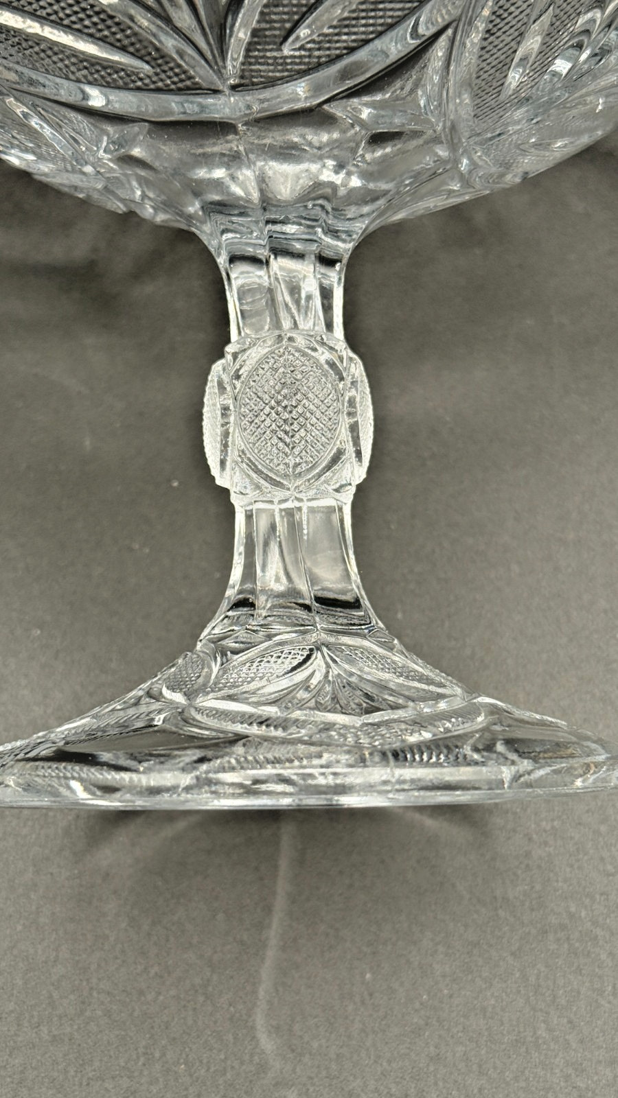 Bryce Higbee “Beautiful Lady” Open Compote Centerpiece 5.25″ EAPG Antique 1905
