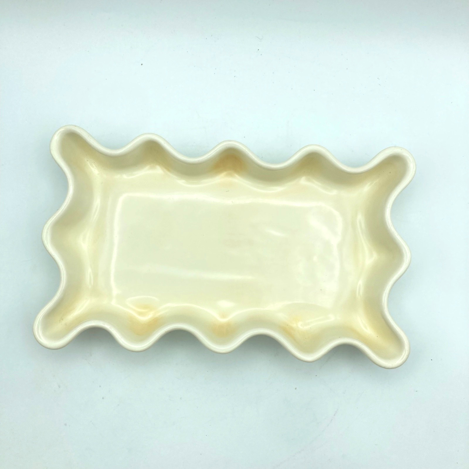 Catalina Pottery Bowl Tray Rare Dish Vintage 9 3/4″ Long x 5 7/8″ Wide