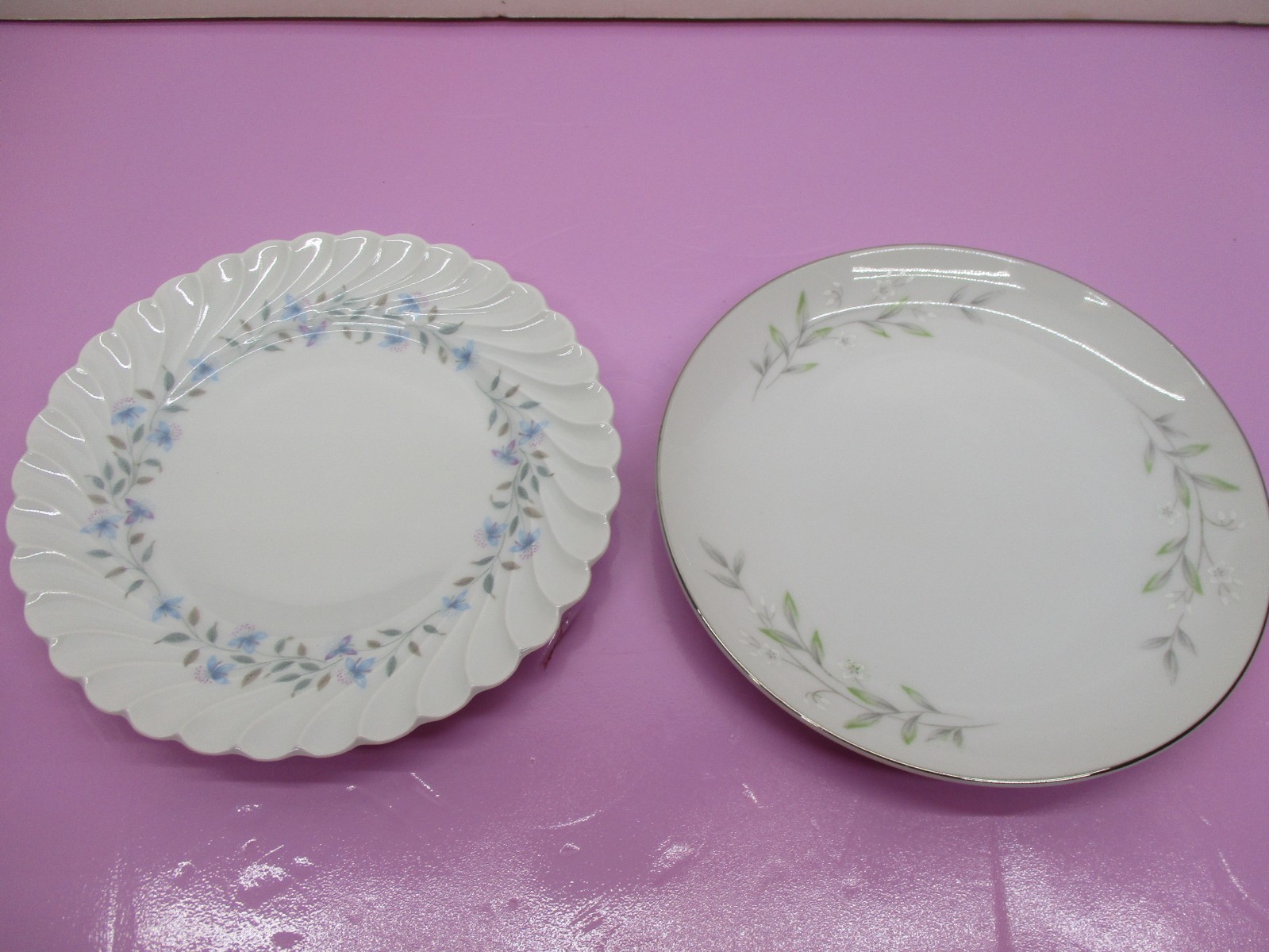 Vintage Mismatched China Plates 5~Dinner Plates ~5 Bread~ Set Of 10