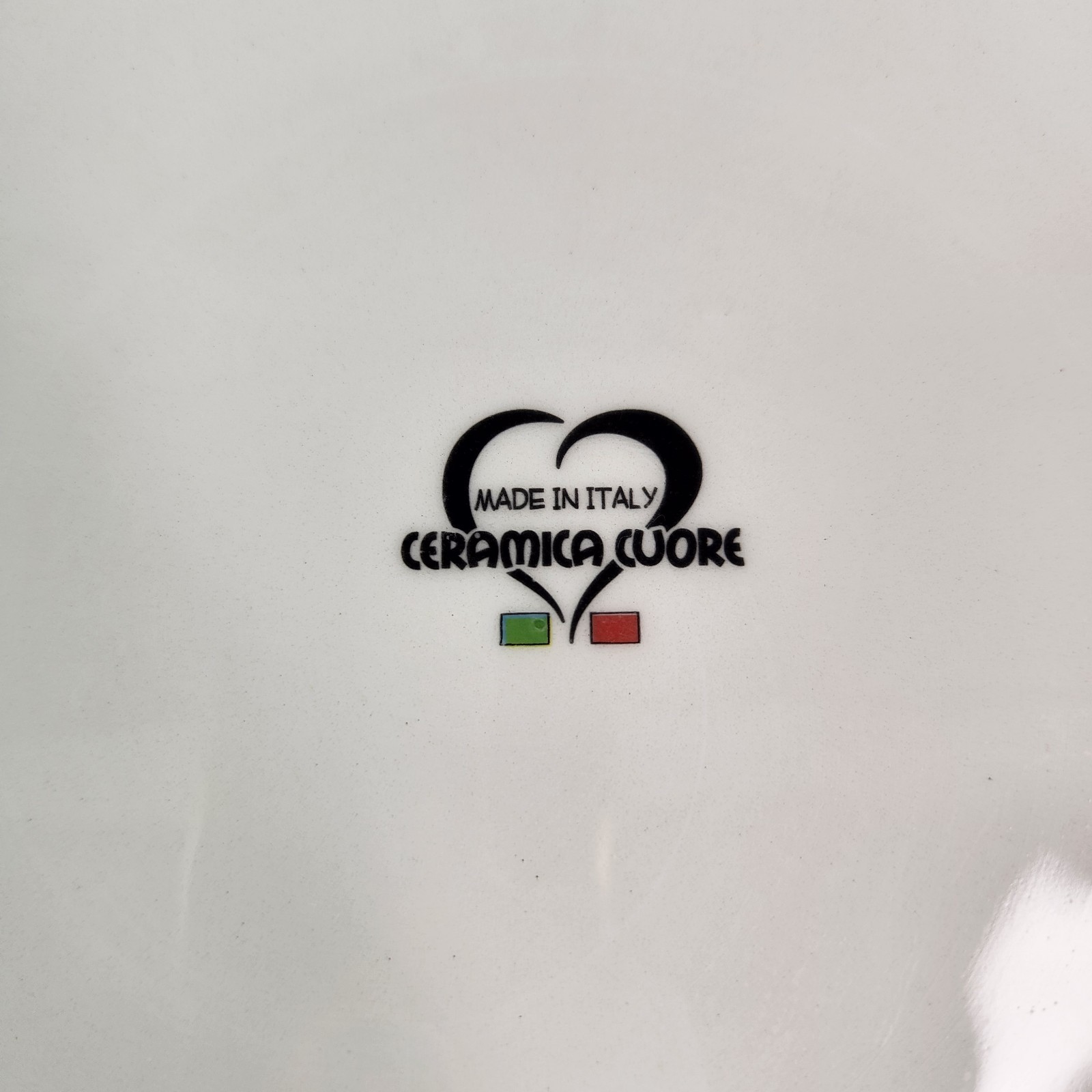 Ceramica Cuore Plate Dinner Tuscan Villa Set of 2 Made in Italy Ceramic 11″