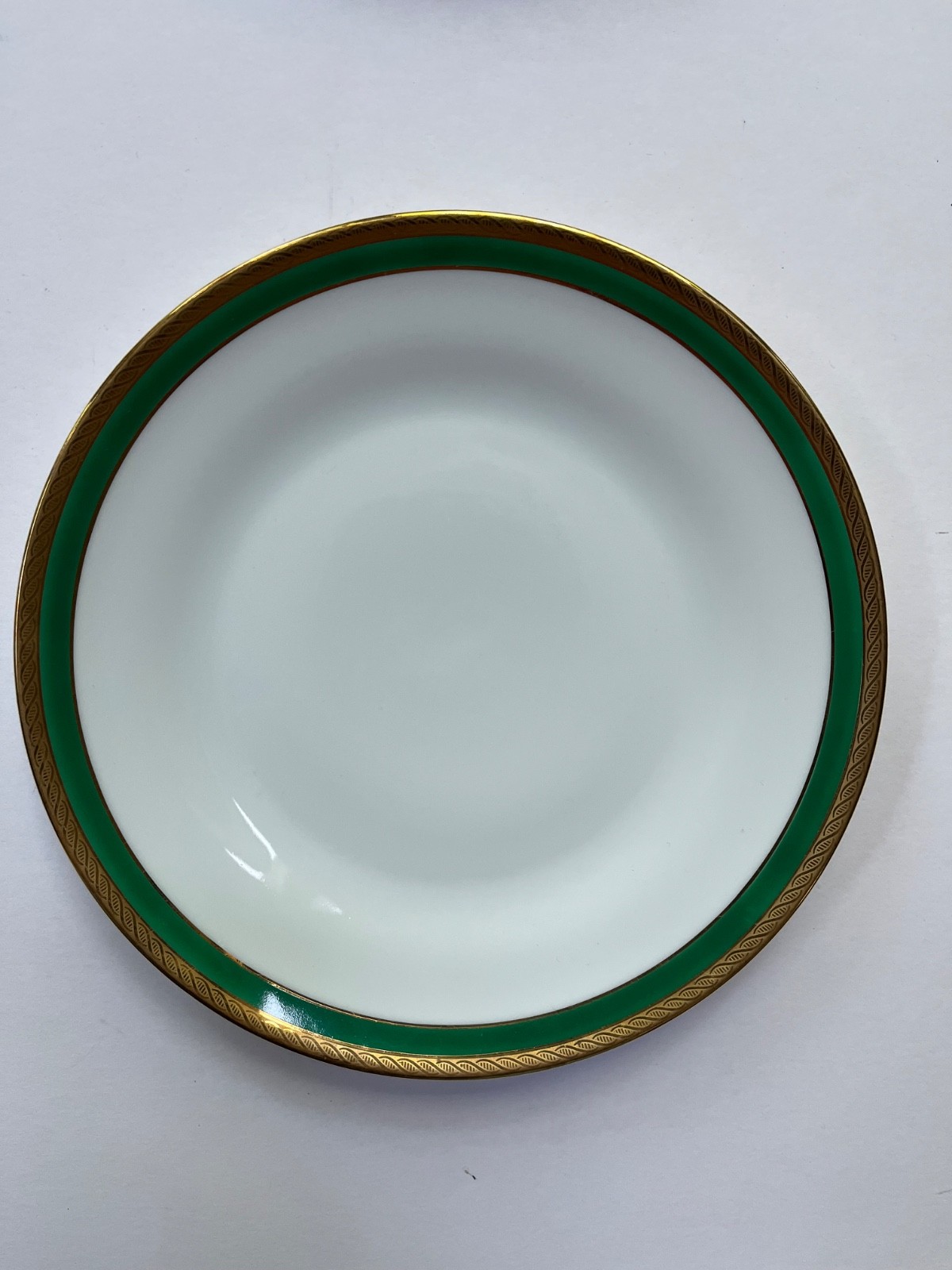 RICHARD GINORI PALERMO GREEN 7 7/8” SALAD PLATE ITALY