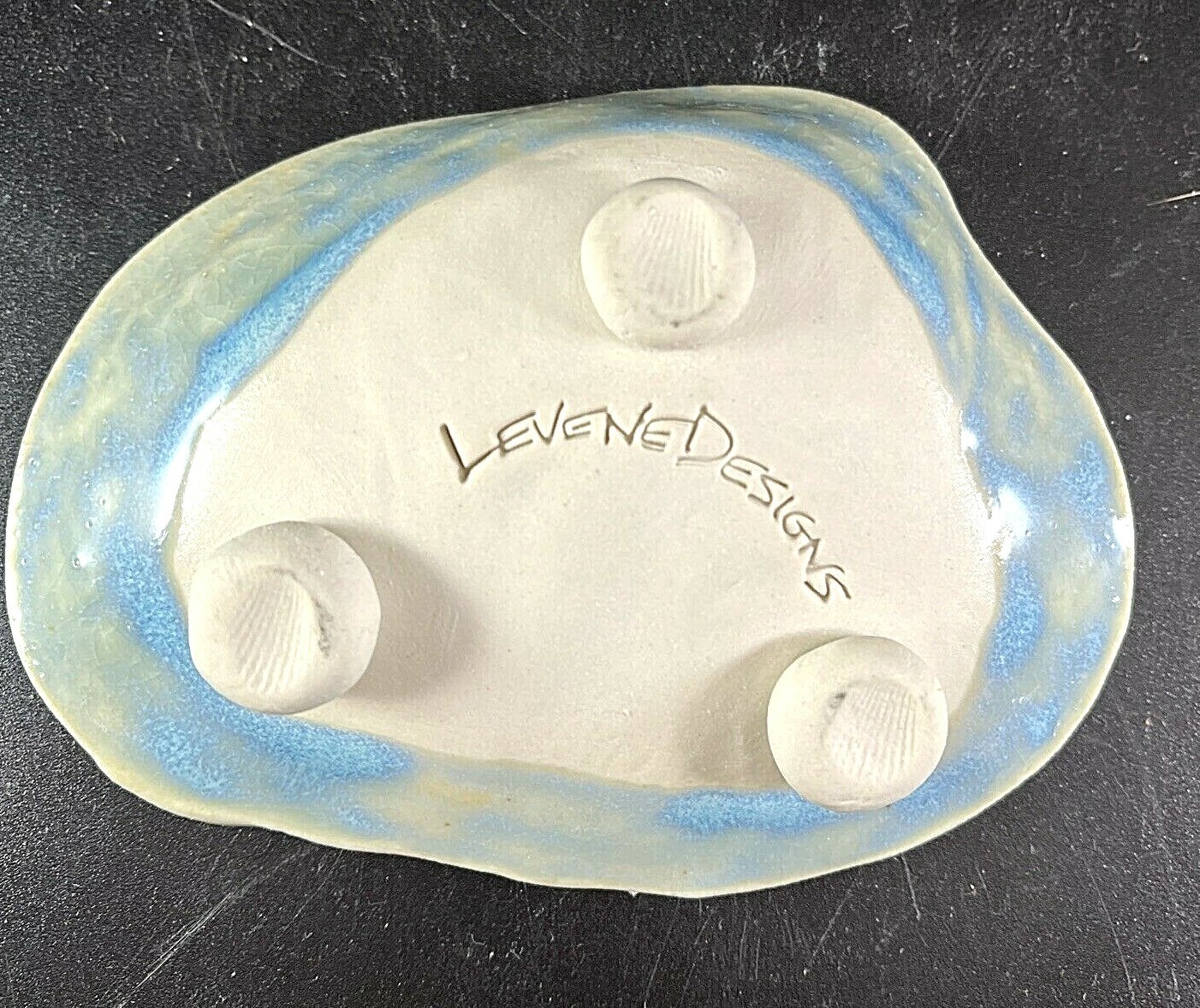 Studio Ceramic Pottery Artist Deb Levene Designs (listed MA artist) Clam Shell