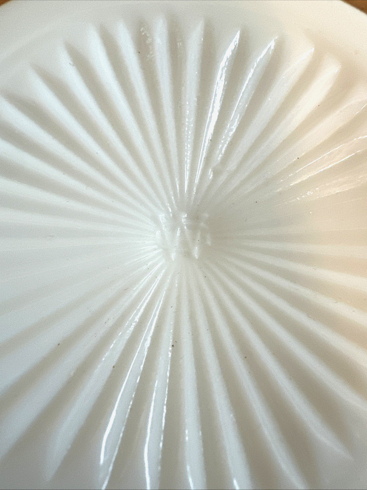 Vintage Westmoreland Glass Co Diamond Milk Glass Pedestal Compote Candy Dish