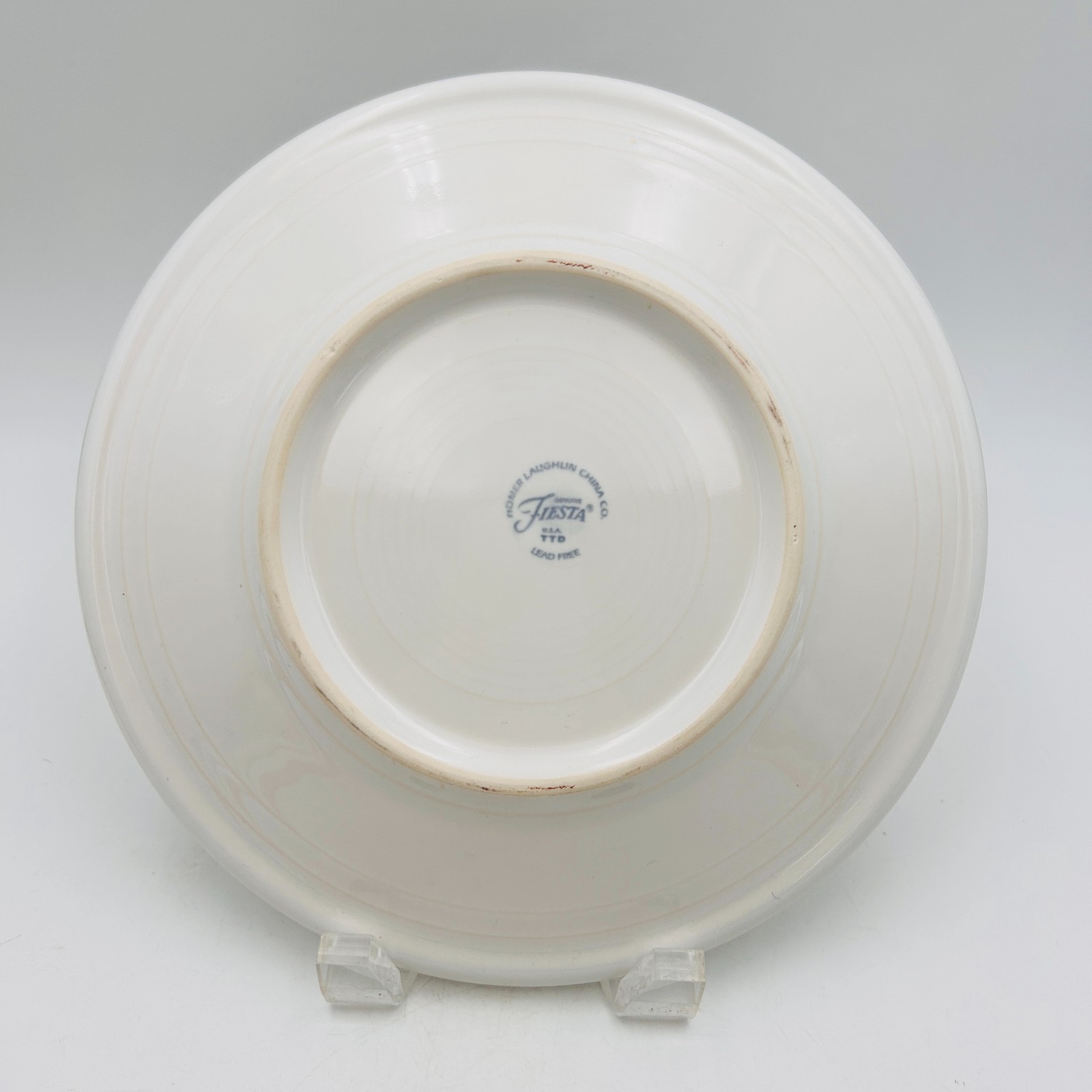 Fiesta Candy Conversation Hearts Luncheon Plate 9” White Fiestaware Valentines