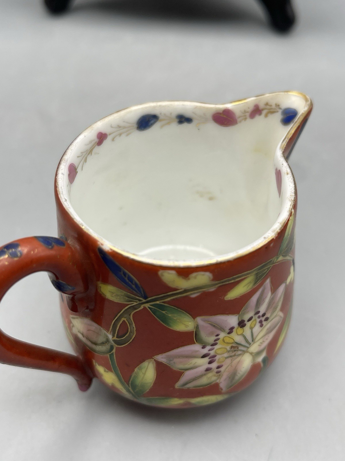 Royal Vienna Chinoiserie Creamer And Saucer Ackermann Fritze