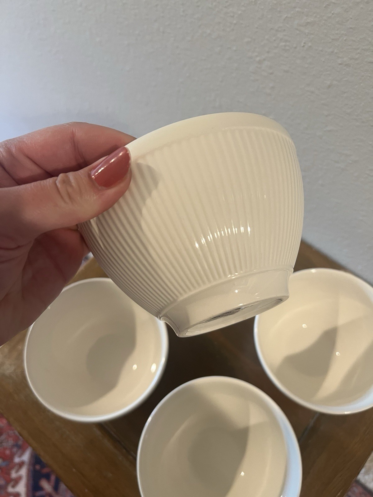 Wedgwood Windsor Ribbed Bowls Set Of 4