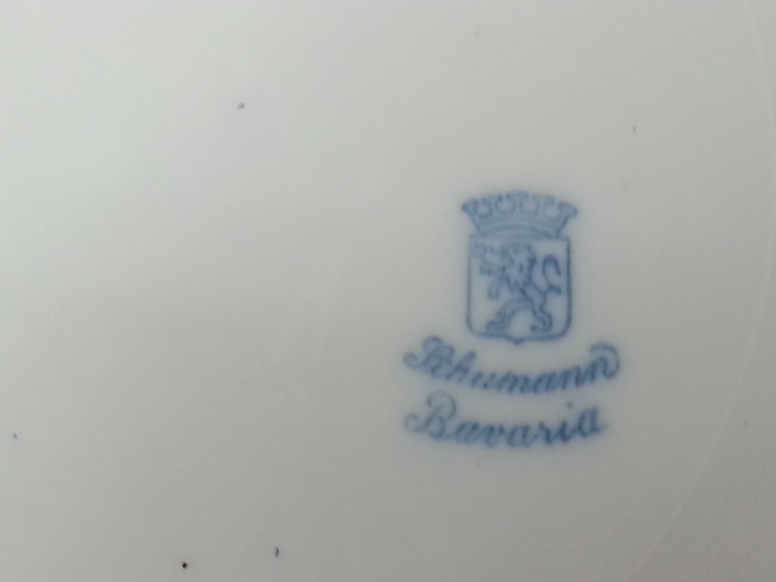 11pc Vintage Schumann Bavaria Reticulated Multi – Floral 7.25” Salad Plate