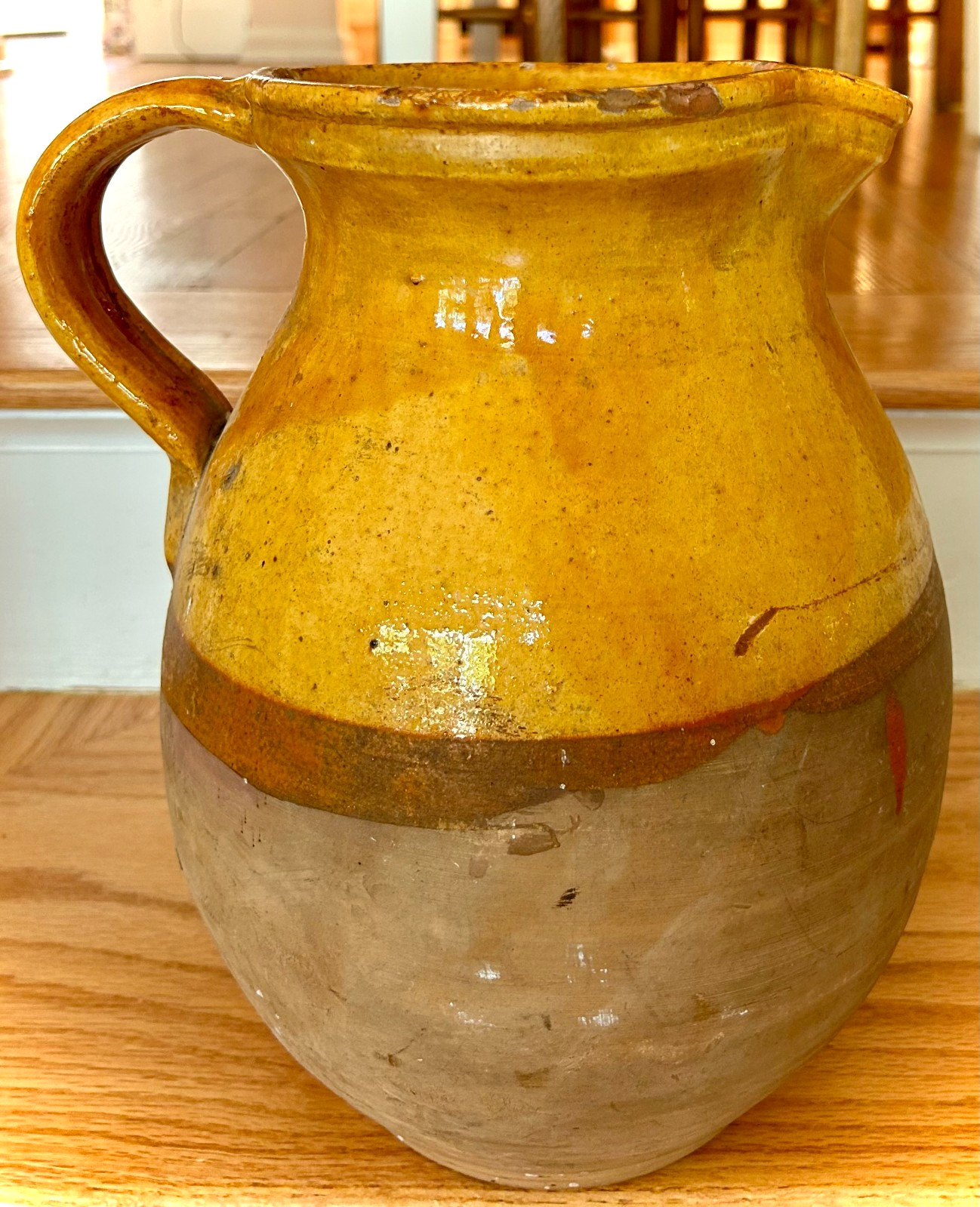 FRENCH ANTIQUE CONFIT TERRA COTTA CERAMIC POTTERY GARDEN PEDESTAL WATER BATH