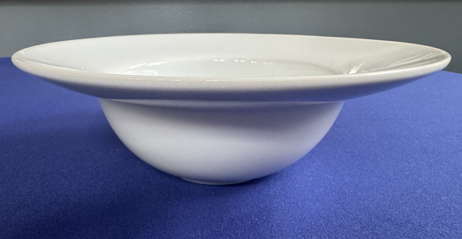 Pottery Barn Great White Rimmed Pasta Soup Bowl Replacement • 7 7/8″