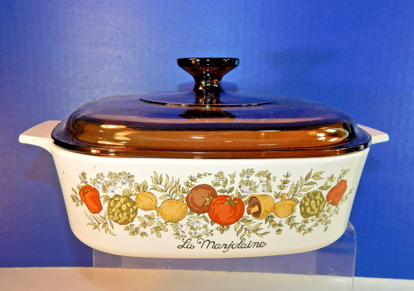 Vintage Corning Ware La Marjolaine A2B 2 Quart Casserole Dish/lid A9C set
