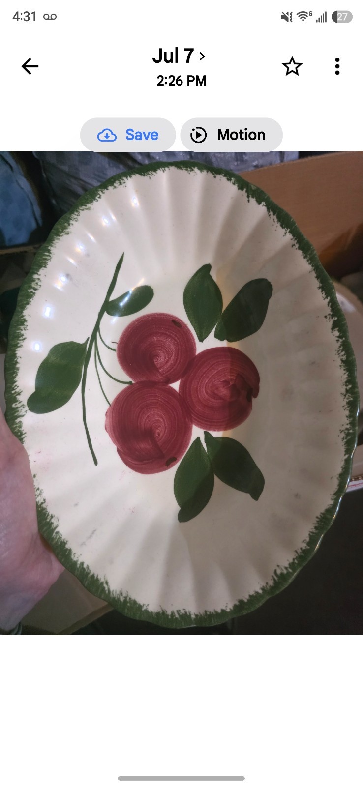 Vintage Hand-Painted Apple Trio Serving Dishes – Attributed to Blue Ridge Southe