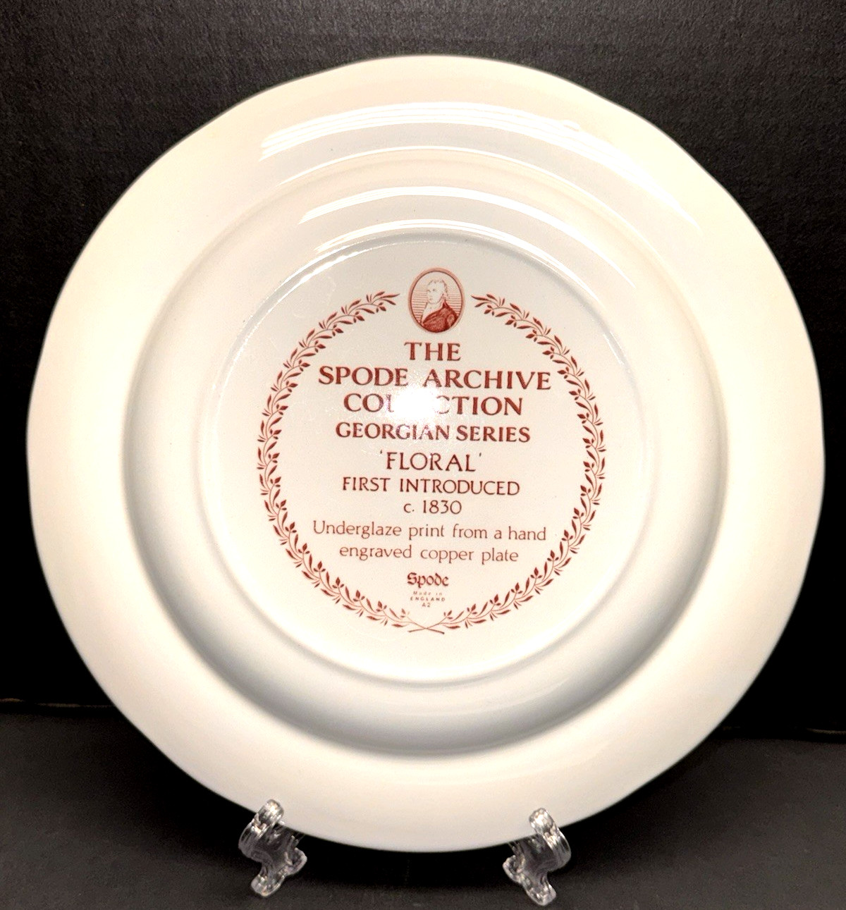 Spode Archive Collection Georgian Series “FLORAL” Dinner Plate 10 3/8” ENGLAND