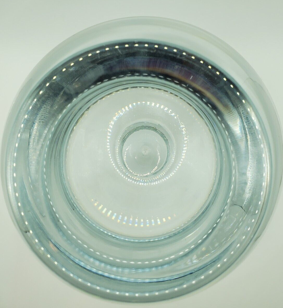 Modern Contemporary Crystal Bowl Vase Pedestal Clear Compote Beta Fish Floral