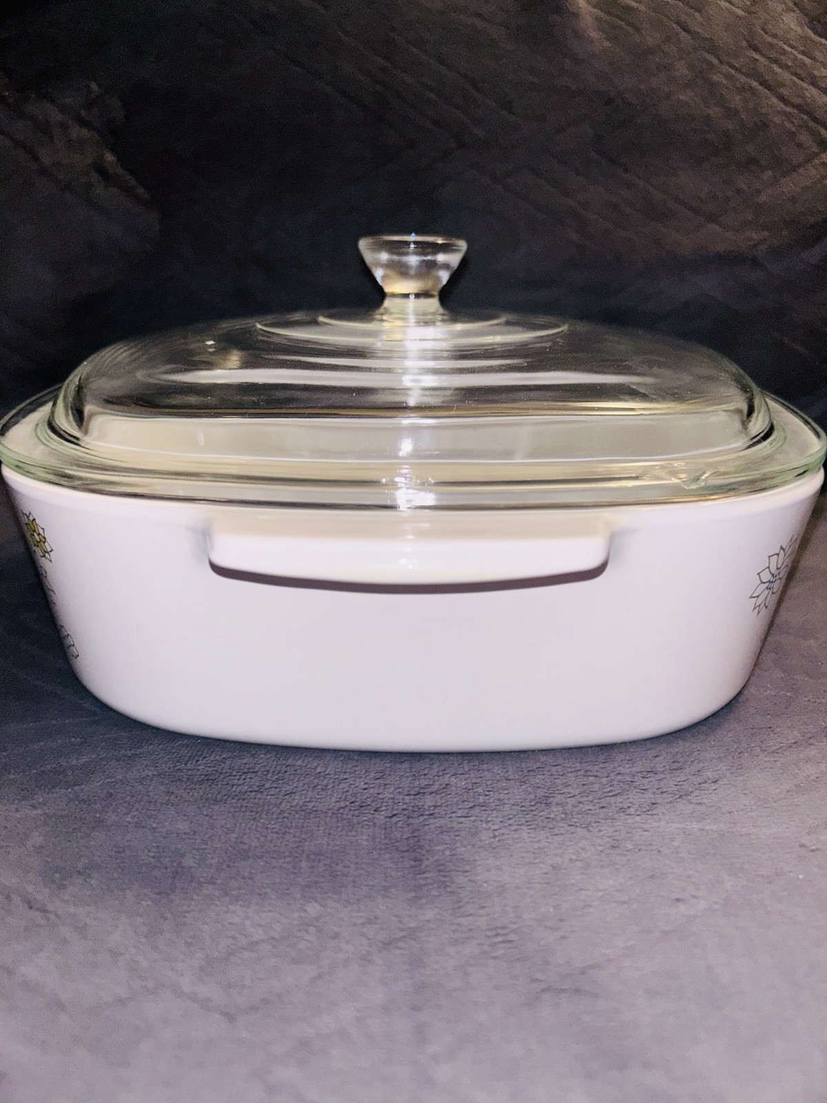 Vintage Corning Ware Floral Bouquet 2 Quart Casserole Dish A-2-B with Lid A-9-C